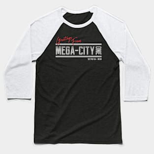 Greetings From Mega City One Baseball T-Shirt